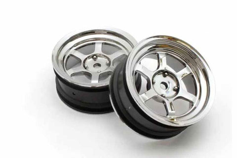 CERCHI CROMATI FAZER FZD2 RAYS TE37V RUOTE 5MM - FAH709SM