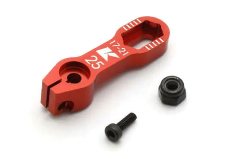 SQUADRETTA SERVO 25D REGOLABILE IN ALLUMINIO - FAW311
