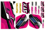 FOGLIO ADESIVI STX SPORT VIOLA - FTK-21067
