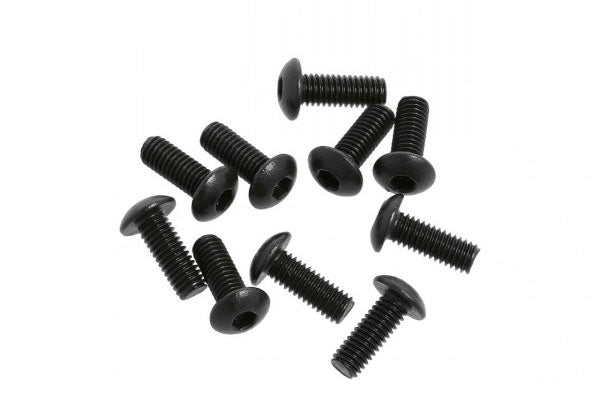 Viti Axial AXA144 M3x8mm Testa Piatta Esagonale (10 Pezzi) Per Wraith / SCX10