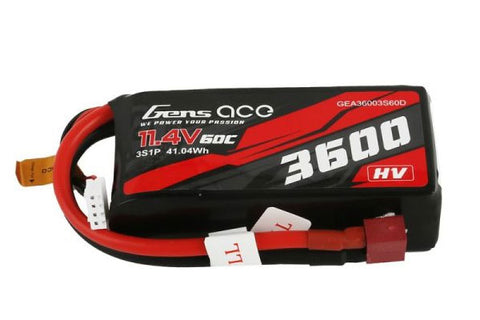 CRAWLER BATTERIA LIPO 3S 11.4V-3600-60C (DEANS)