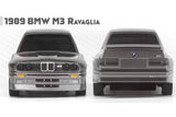 NANO TTR  BMW M3 RAVAGLIA 1989 - 1:64 - ARGENTO