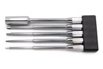 SET PUNTE PER CACCIAVITE IN TITANIO  DA 1,5/2/2,5MM E CHIAVE A TUBO DA 3/7MM