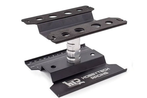CAVALLETTO IN ALLUMINIO PER MONTAGGIO AUTO 1:8 E 1:10 NERO