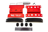 CAVALLETTO IN ALLUMINIO PER MONTAGGIO AUTO 1:8 E 1:10 ROSSO