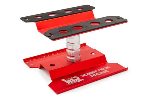 CAVALLETTO IN ALLUMINIO PER MONTAGGIO AUTO 1:8 E 1:10 ROSSO