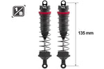 AMMORTIZZATORI 1:8 135MM BIG BORE 16MM + KIT 3 MOLLE (H/M/S) -  HTR-508135