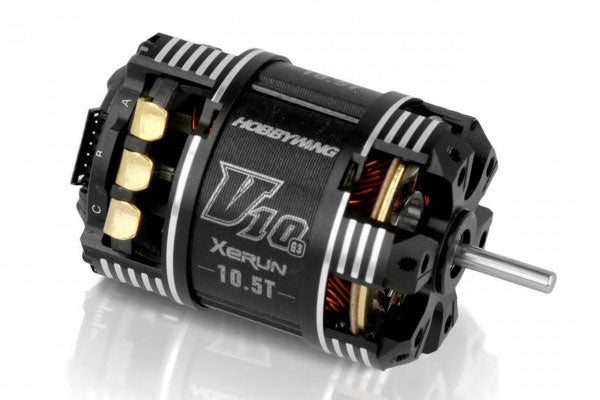 HOBBYWING XERUN V10 G3 4500KV BRUSHLESS (2/3s) 10,5T - PER 1:10