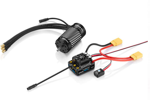 Motore Brushless Sensorizzato Hobbywing Ezrun 4278SD 2250Kv G2R, Nero, Per Modellismo RC 1/8
