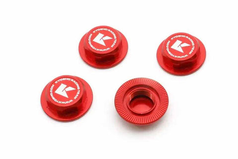 DADI DENTELLATI PER RUOTA CHIUSA INFERNO 1:8 - ROSSO - IFW649R