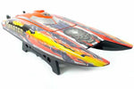 MONSTER  BRUSHLESS - RTR CTAMARANO - ROSSO/GIALLO