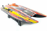 MONSTER  BRUSHLESS - RTR CTAMARANO - ROSSO/GIALLO