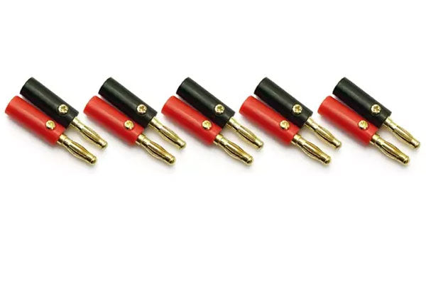 2Pairs EC5 To T Adapter Male Female Connector Plug Set Compatible With Arrma E-flite - Foto 4