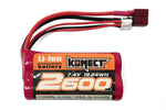 BATTERIA LI-ION 2S 7,4V 2600 MAH 15C DEANS - KN-LI0742600