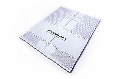 PIT SETUP BOARD 1:8 BUGGY/ON ROAD - 45x57CM