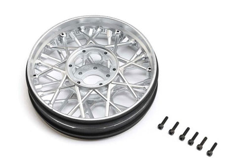 SET RUOTA ANTERIORE CROMO SATINATO - LOS-2294