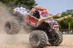 MINI LMT 4X4 BRUSHED - ZOMBIE - RTR MONSTER TRUCK 1:18 - ROSSO