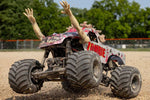 MINI LMT 4X4 BRUSHED - ZOMBIE - RTR MONSTER TRUCK 1:18 - ROSSO