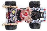 MINI LMT 4X4 BRUSHED - ZOMBIE - RTR MONSTER TRUCK 1:18 - ROSSO