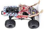 MINI LMT 4X4 BRUSHED - ZOMBIE - RTR MONSTER TRUCK 1:18 - ROSSO