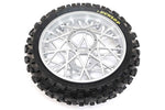 PNEUMATICO DUNLOP MX53 + CERCHIO CROMATO POSTERIORE - LOS46007