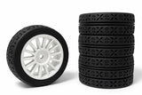 GOMME DA STRADA INCOLLATE SU CERCHIO BIANCO - MX-P103003B