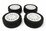 GOMME DA STRADA INCOLLATE SU CERCHIO BIANCO - MX-P103003B