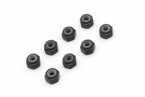 DADI  RUOTA AUTOBLOCCANTI M2 ALLUMINIO - NERO - MZW128BK