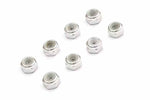 DADI RUOTA AUTOBLOCCANTI M2 ALLUMINIO - SILVER - MZW128S