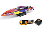 SONICWAKE 24" - DEEP V - RTR MOTOSCAFO - ROSSO