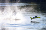 MISS ILLINOIS U-34 BRUSHLESS 34"- RTR IDROVOLANTE - BLU/GIALLO
