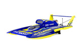 MISS ILLINOIS U-34 BRUSHLESS 34"- RTR IDROVOLANTE - BLU/GIALLO