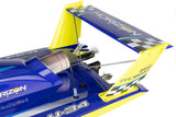 MISS ILLINOIS U-34 BRUSHLESS 34"- RTR IDROVOLANTE - BLU/GIALLO