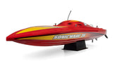 SONICWAKE V3 36" - RTR MOTOSCAFO - ROSSO