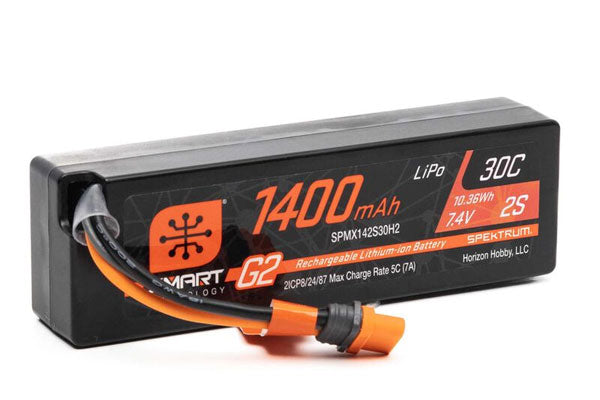 Spektrum Smart G2 3S 1300mAh IC2 - Batteria RC Hardcase Spektrum Smart G2 3S 1300mAh IC2 - Batteria RC Hardcase