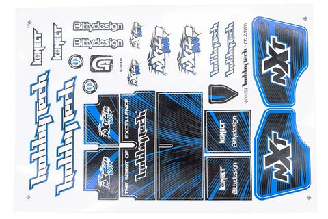FOGLIO ADESIVI NXT EVO RR BLU - STICK-NXT-EVORR-BL