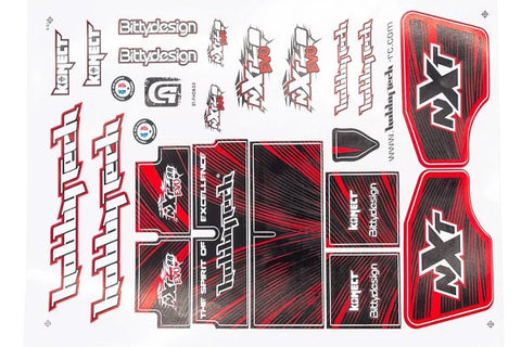 FOGLIO ADESIVI NXT EVO RR ROSSO - STICK-NXT-EVORR-RD