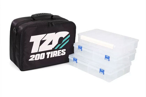 BORSA PORTAUTENSILI + 3 CASSETTE IN PLASTICA