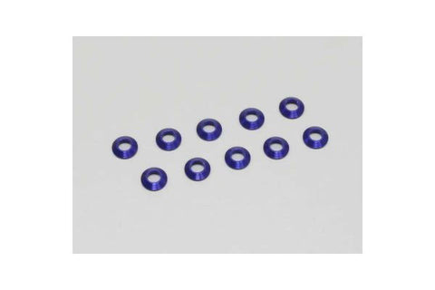 RONDELLE CONICHE M3 x 6 mm - 10 PEZZI BLU - W0141VB