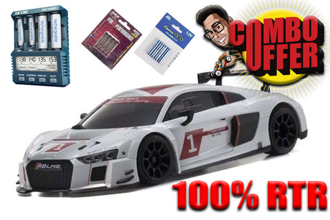 COMBO 100% RTR MR-04 - AUDI R8 LMS 2015 - BIANCO