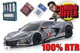 COMBO 100% RTR MR-04 - CORVETTE C8-R - GM/WHITE