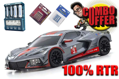 COMBO 100% RTR MR-04 - CORVETTE C8-R - GM/RED