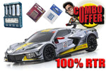 COMBO 100% RTR MR-04 - CORVETTE C8-R 20TH A - CROME