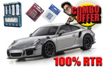 COMBO 100% RTR MR-04 - PORSCHE 911 GT3 RS - SILVER
