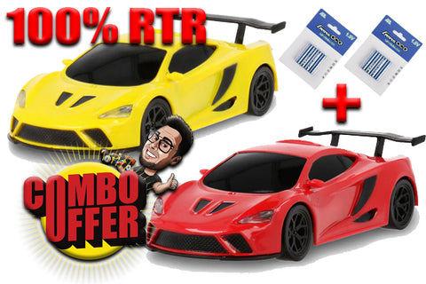 COMBO 2X MINI RACER THUNDER V1 100% RTR - 1:40
