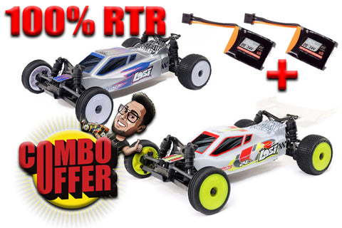 COMBO 2X MICRO-B + EXTRA BATTERIE - RTR BUGGY - 1:24