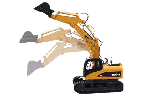 RC Escavatore A Catena Telecomandato Escavatore + Pinza Legno - Foto 1