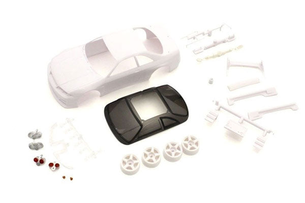 Kyosho Mini Z Carroçaria Mitsubishi Lancer Evo X With 4WD Wheels Branca Kmzn184