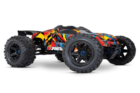 TRAXXAS E-REVO 2.0 VXL 6S - RTR MONSTER TRUCK 1:8 - SOLAR FLARE