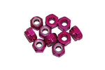 ULTIMATE RACING - DADO AUTOBLOCCANTE M4 ALLUMINIO - 10 PEZZI - ROSA